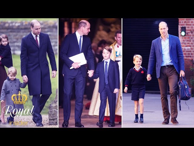 Why Prince George Always Holds William's Hand: The Royal Tactic Unveiled! @TheRoyalInsider