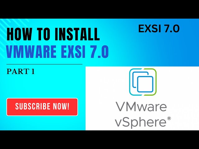 Install Vmware Esxi 7.0 With | License Key - Isp Part 1 Tutorial | exsi7 | key | vmware | datacenter