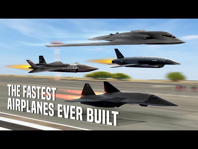 Speed Comparison: The Fastest Planes in Human History