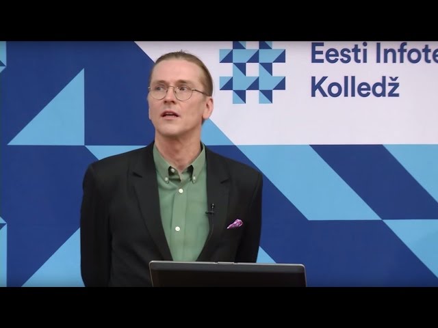 Public lecture by Mikko Hyppönen at Estonian Information Technology College