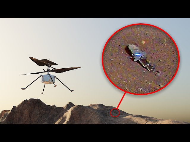 Flight to Airfield R on Mars finished with finding metallic object on the ground by Ingenuity
