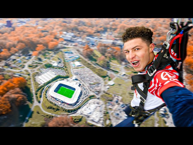 I Skydived Onto A Football Pitch