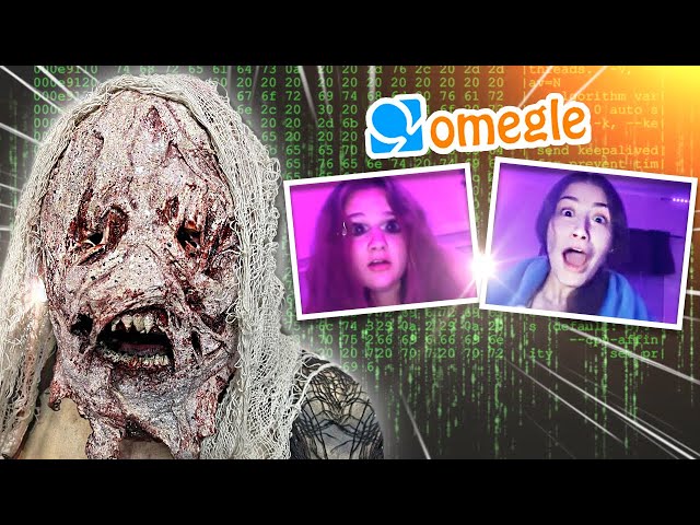 Hacking Into OMEGLE Calls Prank (JUMPSCARE TROLLING ) Part#20