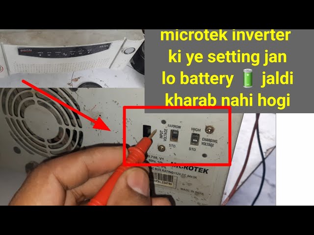 microtek inverter voltage charging volt setting Naya bhi sikh jayega
