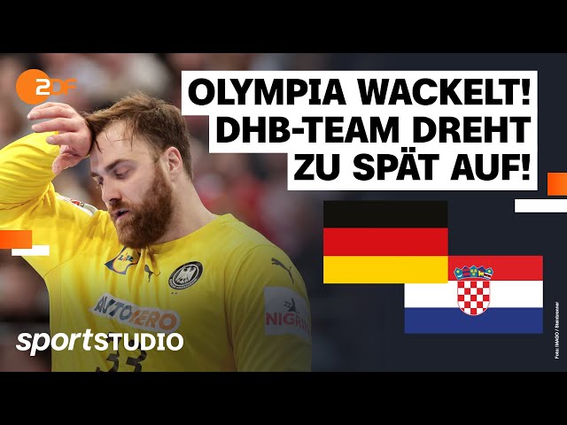 Deutschland – Kroatien | Handball Olympia-Qualifikation | sportstudio