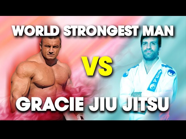 World's Strongest Man vs. Rolles Gracie (4th Degree BJJ Blackbelt) | Lawrence Kenshin