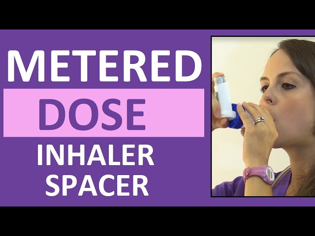 Metered-Dose Inhaler (MDI) with Spacer Demonstration Nursing