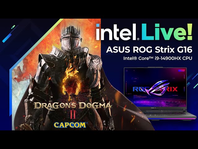 Live CPU Giveaway + ASUS ROG Strix G16 Gaming Laptop and Dragon Dogma Gameplay