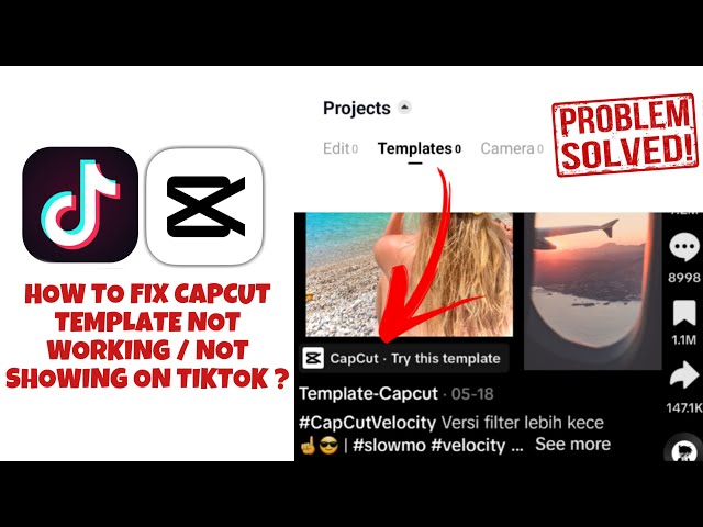 How to fix Template not showing in CapCut | HowTo Fix CapCut Template Not Showing In TikTok 2023