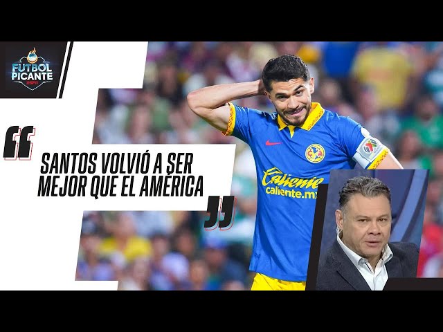 #AMÉRICA rescata el empate contra Santos Laguna | Futbol Picante
