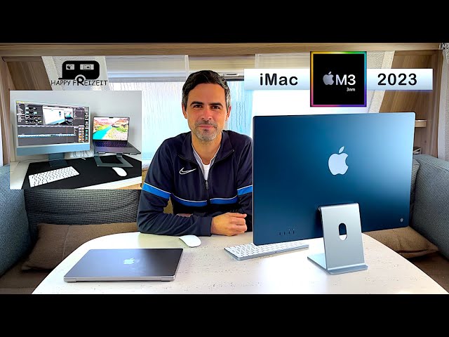 Mein erster iMac -  Das neue M3 "Designer" Gerät gegen ein MacBook Pro getestet!