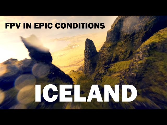 FPV in Epic weather in ICELAND
