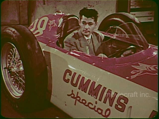 Diesel Race Car. Diesel Indy Car 1952. Cummins Diesel.