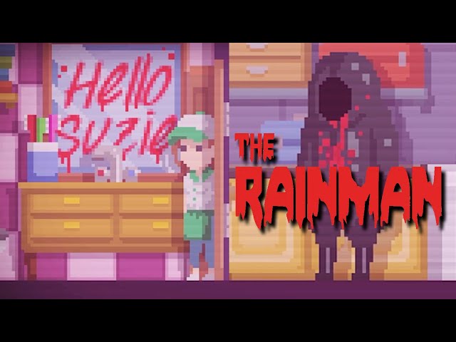 A Pixel Horror Slasher! | The Rainman (ALL 7 ENDINGS)