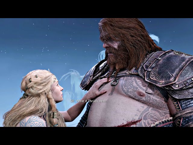 God of War 5 Ragnarok - Thor Attacks Atreus After His Wife Remembers His Sons Scene (4K 60FPS) PS5