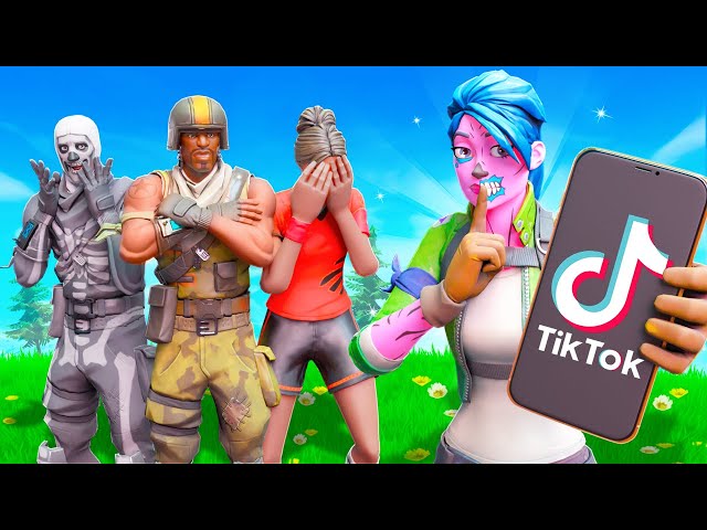 I STOLE a TikTok Clan as a DEFAULT then showed the Most Rare Skin... (Fortnite)