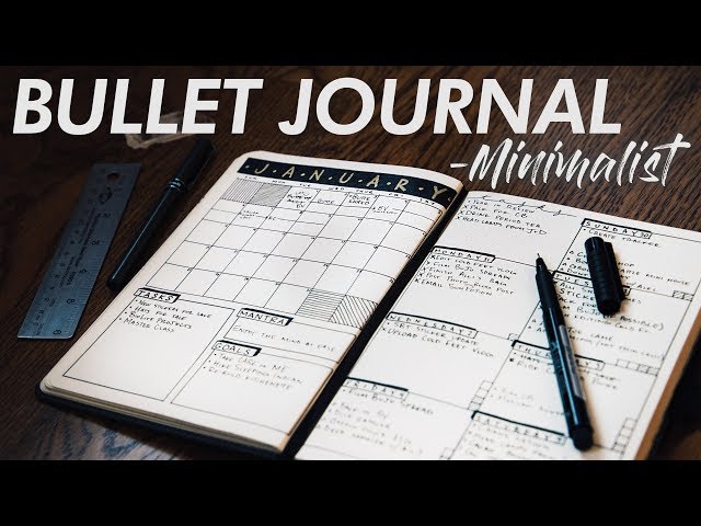 Minimalist's EFFICIENT Bullet Journal // 13ft Scamp Trailer