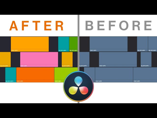 DAVINCI RESOLVE Clip Colors - Get Organized and EDIT FASTER