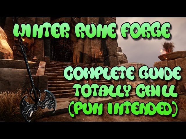 Complete Winter Rune Forge Trial Guide - Get Tempest Fury - New World Season 5