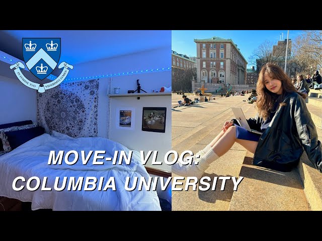 College Move-in Vlog: Columbia University | room tour, unpacking, nyc