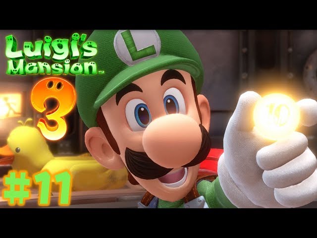 Luigi's Mansion 3 - Walkthrough Part 11: The Boilerworks Mechanic Ghost Gameplay