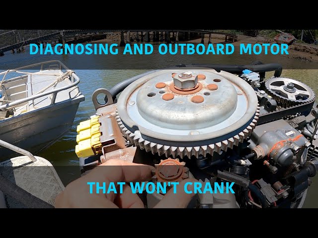 Outboard motor won't crank