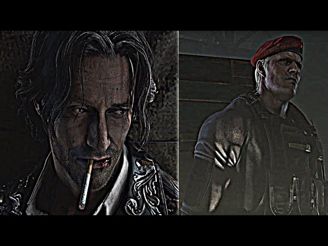 Resident evil 4 Remake - Krauser knife fight and Luis Sera death