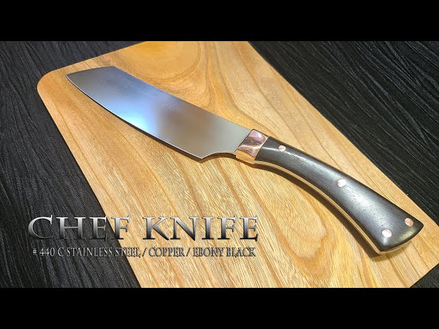 KNIFE MAKING / CHEF KNIFE 수제칼 만들기 #120