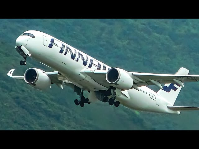 30 TAKEOFFS in 20 MINUTES | 747 A350 777 A330 787 | Hong Kong Airport Plane Spotting