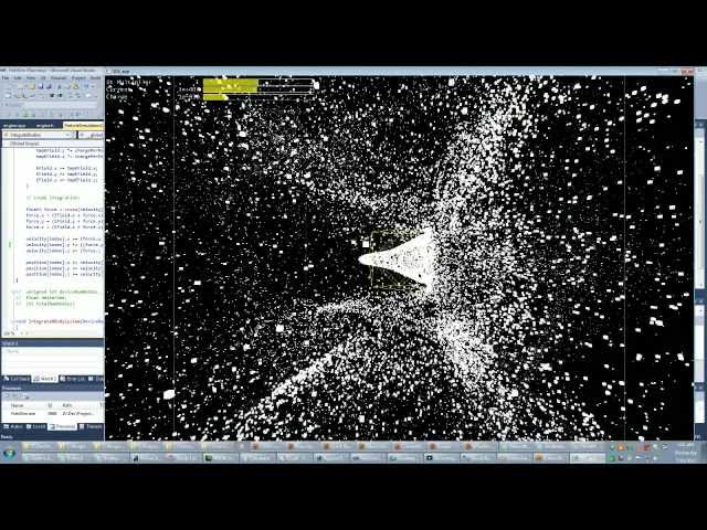 Fusion Particle Simulation with CUDA