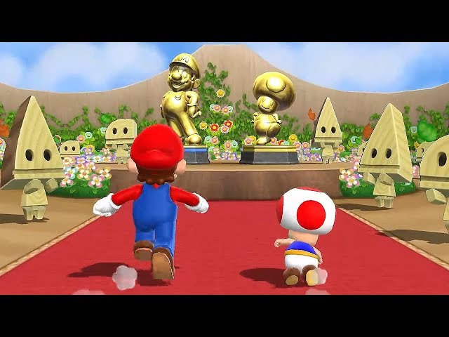 Mario Party 9 Step It Up - Mario vs Luigi vs Peach vs Toad