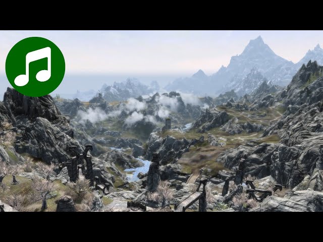 SKYRIM Ambient Music & Ambience 🎵 Dead Crone Rock (Skyrim Soundtrack | OST)