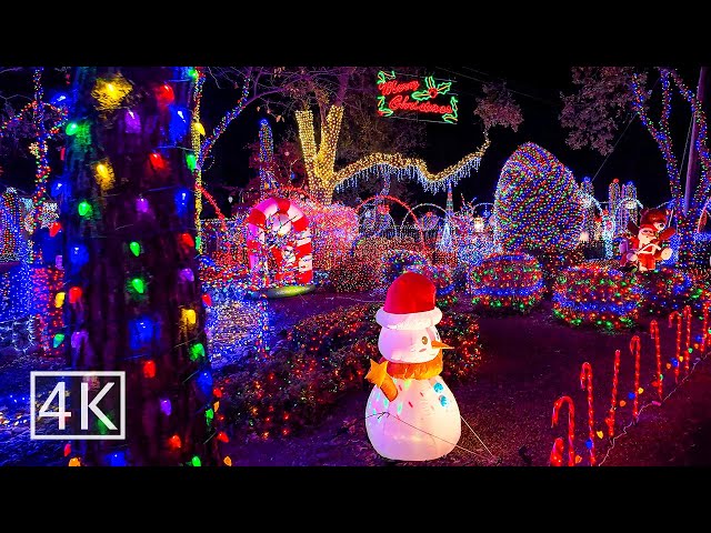 [4K] 🎄 Christmas Lights - Loomis California