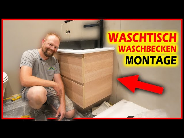 Anleitung: Waschtisch & Waschbecken montieren - DIY Badezimmer! | Home Build Solution