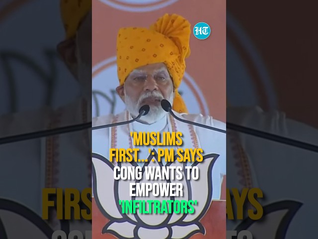 'Muslims First...': PM Modi Says Congress Wants To Empower 'Infiltrators'