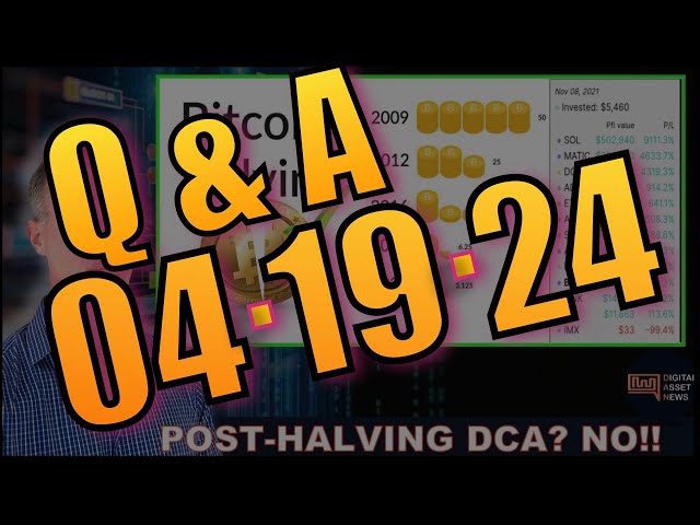 DCA BITCOIN AFTER THE HALVING? RISK V. REWARD? WHAT IS THE HALVING?