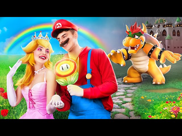 Prinses Peach is vermist ! Zo word je als de Super Mario Bros in het echte leven!