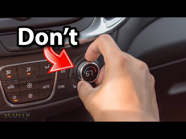 Never Do This to Your Car’s AC System