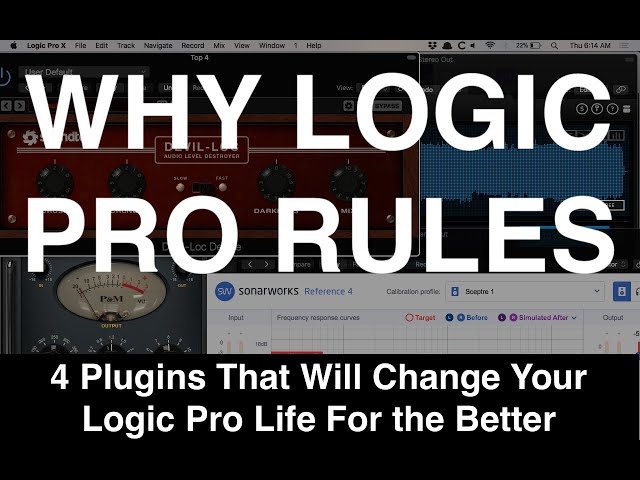 The Four 3rd Party Plugins That Will Change Your Logic Pro X Life For the Better