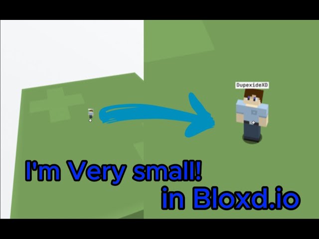 I am very small in bloxd!