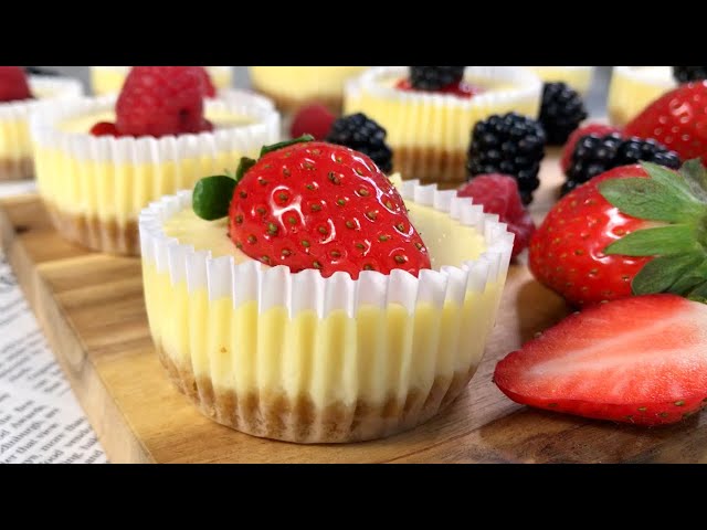 My beloved mini cheesecakes, super tasty and easy - Recipe # 51