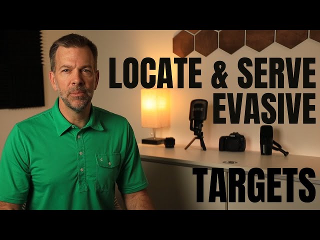 Tips to Locate and Serve Evasive targets