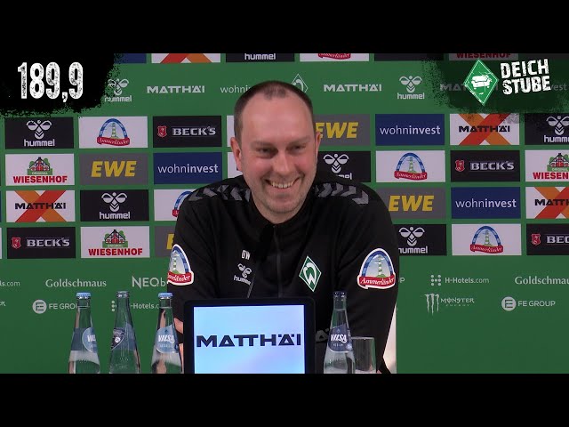 Vor Werder Bremen gegen Eintracht Frankfurt: Die Highlights der Pressekonferenz in 189,9 Sekunden!