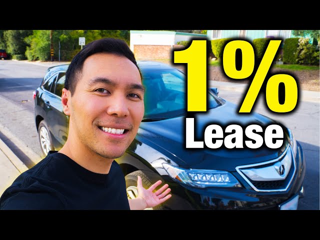 Leasing Secrets: How I Managed To Get A 1% Car Lease (No Money Down)