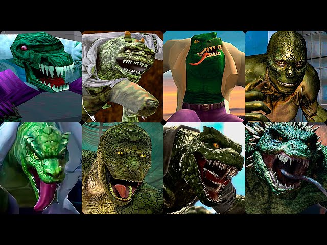 Evolution of Lizard Boss Fights in Spider-Man Games (2001 - 2024 | PS1 - PS5)