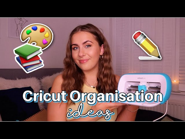 How I Stay Organised Using The Cricut Joy | Cricut Organisation Ideas!