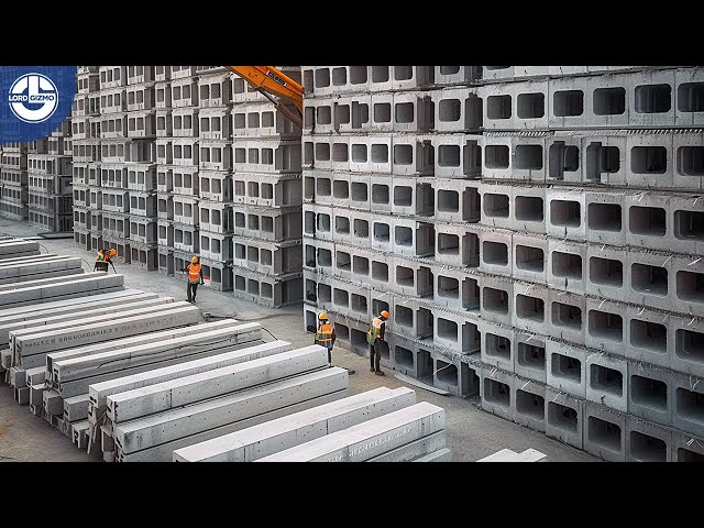 Here's How They Produce Hollow Core Panels In Factories
