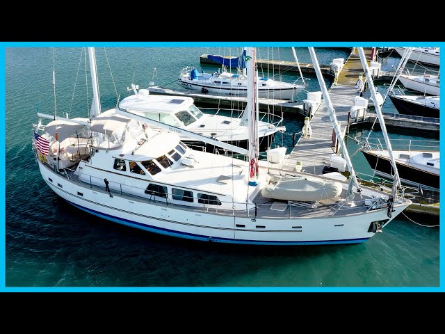 Is This the PERFECT 63' Expedition Motor Sailor? [Full Tour] Learning the Lines