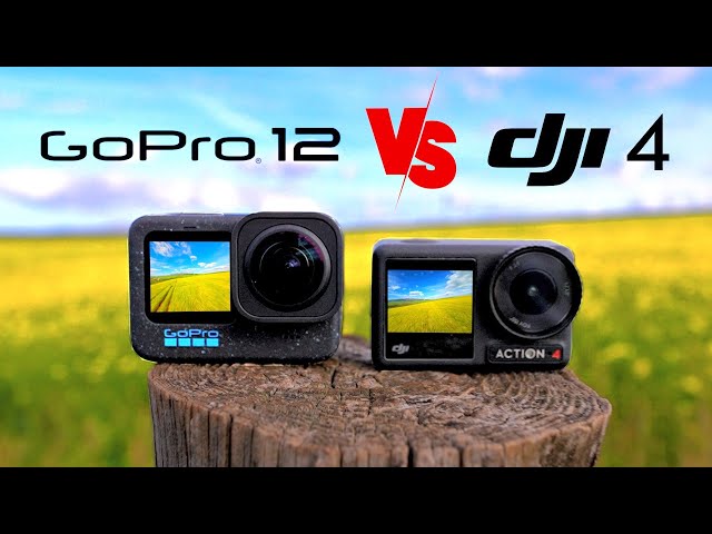 GOPRO 12 vs DJI ACTION 4 - Unsponsored In Depth Review and Comparison