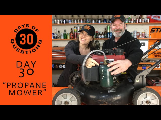Can I Make A Lawn Mower Run On Propane? (DAY 30)